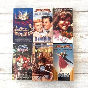 Vintage Movie Bundle Classic Films Ben Hur Doris Day Alice Wonderland Etc